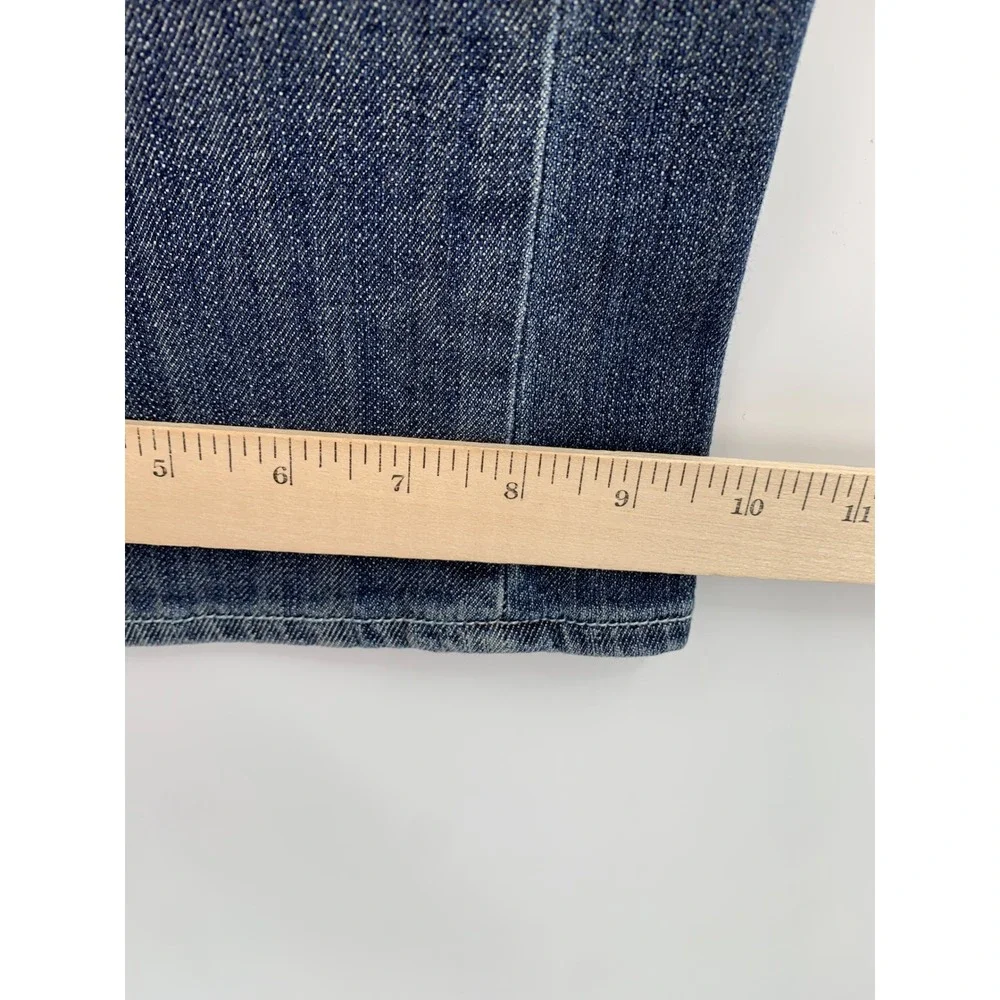 Rock & Republic Jeans Mens 40 Blue Taylor Embroidered Y2K Flap Pocket Fade - Picture 11 of 12